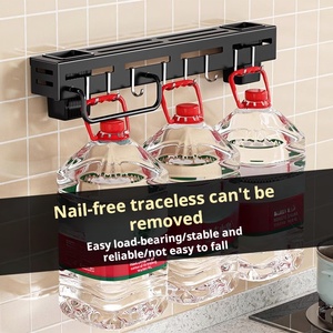 Gancho de Almacenamiento Multifuncional Mejorado para Cocina, Soporte de Pared para Cuchillos, Tapas de Ollas, Organizador de Esquina Móvil para Utensilios de Cocina - Product Image 5