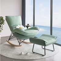 Nouvelle arrivée, fauteuil pivotant moderne en cuir PU avec siège confortable, luxe léger pour salon, balcon