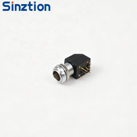 Connecteur Sinztion 90 Elbow B Series Aviator Push Pull Circulaire à Montage sur Circuit Imprimé pour l'Aviation et l'Aérospatiale