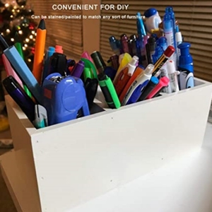 Custom Office Desk <strong>Storage</strong> Organizer Pen Holder <strong>Storage</strong> Stand Organizer <strong>Box</strong> Custom Size 3 Grid Solid <strong>Wood</strong> <strong>Box</strong> with Dividers - Product Image 4