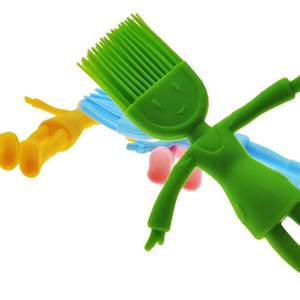 Spatule et brosse en silicone mignonnes pour enfants, ustensiles de cuisine - Product Image 5