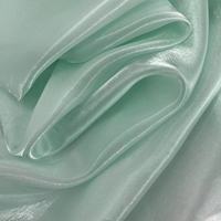 Organza liquide brillant 100% polyester de haute qualité, prix de gros abordable, plusieurs couleurs, tissu organza pour robe