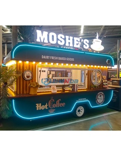 Food <b>Trailer</b>/Factory Direct Selling Mobile Beer Beverage Food Cart/European Retro Black Dining Cart - Product Image 5