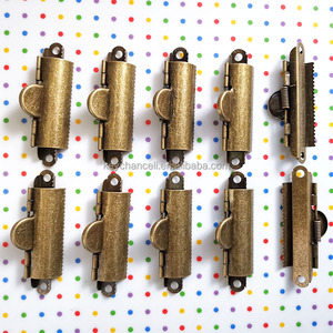 Ancient Office Metal Paper Spring Clip 70mm Antique Brass Bronze Board Binder Mechanism Clamp Toothy Metal Clipboard Dents Clip - Product Image 4