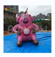 Ballon gonflable de porc de BOYAN, ballons gonflables géants de la publicité