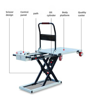 Chariot électrique portatif de levage de 1.3M pour charger et décharger des camions plate-forme élévatrice au lithium hydraulique 400KG CE