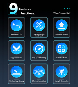 Impresora 3D Profesional TRONXY VEHO 1000-20 Pro, Nueva Tecnología FDM, Impresión Rápida de Modelos 3D, Conectividad Wi-Fi, Uso Industrial, PLA - Product Image 2