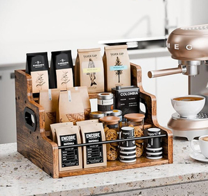 Estante de Almacenamiento de Condimentos de Cocina de Madera de Tres Niveles, Móvil, Ligero, a Prueba de Polvo, con Fácil Montaje - Product Image 2