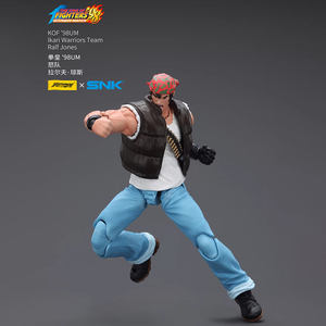 Figura de Acción Coleccionable JOYTOY KOF98UMIkari Warriors Team Ralf Jones JT01710 Escala 1/18, Modelo Articulado - Product Image 2