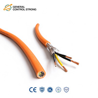 Câble d'alimentation servo industriel à vente directe d'usine avec âme en cuivre blindée, câble d'alimentation moteur en PVC 4 conducteurs 600V avec certification CE