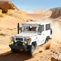 Cada C55042 2026 Nuevo MOC Coche de Carreras a Escala 1:24 FJ40, Ladrillos de Construcción Educativos DIY para Niños, Regalos, Sets de Bloques de Construcción