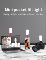 KALIOU N13 Mini Lampe de Poche LED Rechargeable Type-C 10W pour Photographie, Température de Couleur Réglable 2500-9000K CRI95+, Idéale pour le Live