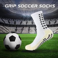 Chaussettes Personnalisées de Créateur avec Logo Fabricant, Chaussettes Antidérapantes de Football de Haute Qualité pour Homme, Femme et Unisexe, en Coton pour le Sport