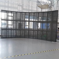 Pantalla LED Transparente GOB para Centros Comerciales, Valla de Vidrio, Panel de Visualización Publicitaria Comercial de Larga Duración