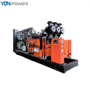 Top Quality Rain Proof ISO9001 Main Power Supply Indoor Use 500KW Biogas Generator Set With Cummins Engine