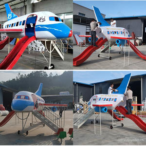 Yeni stil çocuk favori fiberglas uçak oyun alanı çocuklar için açık çin eğlence sürmek - Product Image 6