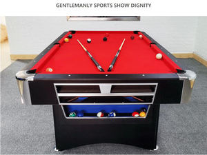 Table de <span class=keywords><strong>billard</strong></span> américaine noire 2 en 1 de taille standard pour adultes, table de <span class=keywords><strong>billard</strong></span> et table de ping-pong - Product Image 6