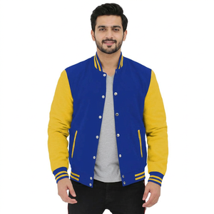 Blouson universitaire de haute qualité pour homme – Vêtement décontracté d'automne, style streetwear très prisé, design personnalisé, faible MOQ, tissu polaire – Collection 2025 - Product Image 1