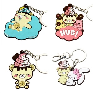 Wholesale Anime Promotional Gift Keychains Custom Logo 2D/3D PVC Rubber Personalized Waterproof Lightweight Keychain - Product Image 4