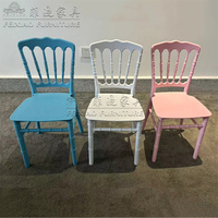 Chaise pliante pour enfants pour banquet de mariage en plein air en résine plastique, couleur bonbon, vente en gros