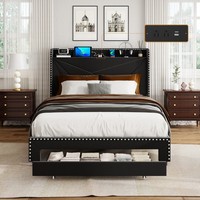 Fabrikpreis Modernes Luxus-Stoffbett mit Stauraum unter dem Bett und Stabiler Konstruktion für Hotelprojekte
