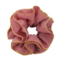 Chouchous pour cheveux de haute qualité, romantiques, en tissu résille, à quatre couches, élastiques et tendance, pour femmes et filles, avec étiquette personnalisée, grands modèles