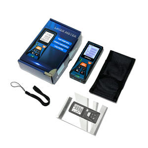 شريط قياس ليزري أحمر 60 متر، جهاز تحديد المدى وقياس المسافات مع مستوى أفقي - Product Image 6