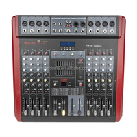 DPM8 amplificateur de console de mixage alimenté à 8 canaux haut de gamme Performance d'étape standard mélangeur de puissance d'équilibre classique en métal