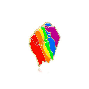 メーカーエナメルレインボープライドブローチピンlgbtラペルピンカスタムゴールドシルバープレートメッキlgbtqゲイプライドラペルピン - Product Image 6