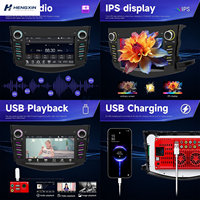 Lecteur MP5 pour Toyota RAV4 06-12, système de contrôle central de la voiture, connexion Bluetooth, affichage de la caméra de recul