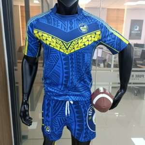 Maglia da Rugby All Blacks 2023 Personalizzata per Uomini Ragazzi Giovani Abbigliamento da Rugby e <span class=keywords><strong>Calcio</strong></span> Set Uniforme da Rugby per Giocatori Squadre Scuole - Product Image 2