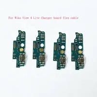 Cargador USB Puerto de carga Conector Dock MIC Flex Cable PCB Board para Wiko U10