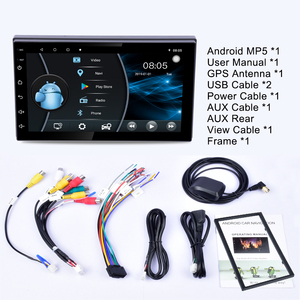 Autoradio ultra mince avec écran tactile de 7 pouces, lecteur dvd, universel, <span class=keywords><strong>android</strong></span>, <span class=keywords><strong>GPS</strong></span>, BT, châssis ultra-fin, vidéo, pour voiture - Product Image 5