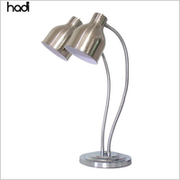 Guangzhou HADI Commercial Acier Inoxydable Double Alimentaire Lampe Chauffante CE Certifié Restaurant Argent Réchauffeur de Nourriture pour Buffets Hôtel Utilisation