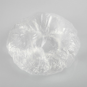 Gorro de ducha de plástico grueso desechable para protección del cabello, suministros de limpieza - Product Image 2