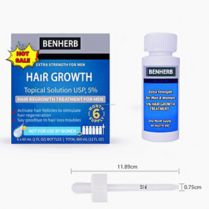 NOUVEAU Pack BENHERB Traitement Capillaire Stimulant la Repousse BIOTINE <span class=keywords><strong>Lotion</strong></span> <span class=keywords><strong>Tonique</strong></span> Huile pour la Croissance des Cheveux et du Cuir Chevelu - Product Image 4