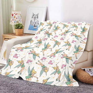 Manta de Bebé de Alta Calidad, Suave y Lavable, con Diseño de la Hada Tinker Bell, para Niñas, con Impresión Personalizada - Product Image 4