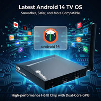 Penjualan Tersertifikasi untuk VSeeBox V6 Pro Plus TV Box Model Terbaru Android 15 Remote Control Suara dengan Lampu Latar Allwinner H618 8K Dual