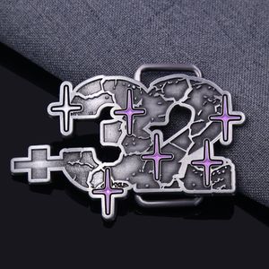 Hebilla de cinturón de metal a la moda, hebillas de cinturón personalizadas, fabricante de hebillas de cinturón de vaquero de acero inoxidable de latón occidental 3D para hombres y mujeres - Product Image 3