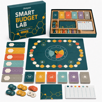Jeu de société éducatif sur la finance, personnalisé, écologique et portable, pour le plaisir familial