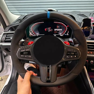 Funda de Cuero Personalizada para Volante de Coche, Funda de Volante de Moda, Perilla Giratoria para Volante de Coche para <span class=keywords><strong>BMW</strong></span> E92 - Product Image 1