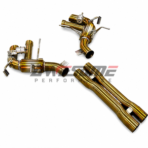 ท่อไอเสีย X-Pipe ดีไซน์ใหม่ ไทเทเนียม แบบมีวาล์ว สำหรับ 812 V12 6.5L Superfast GTS Competizione แบบมีวาล์ว - Product Image 4