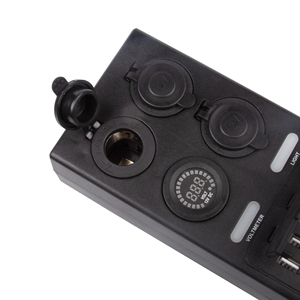 <span class=keywords><strong>JAVA</strong></span>迷你配电箱12V DC电池插座，电流高达50A，带<span class=keywords><strong>2</strong></span>个安德森6个USB和<span class=keywords><strong>3</strong></span>个Cig插座 - Product Image 4