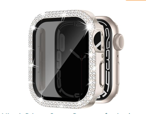 Nieuwe Dubbele Rij Anti-Gluren Beschermhoes Pvc Horloge Case Iwatch 9/8 Pc + Gehard Film Ademend Charme Design 12 Kleuren - Product Image 2