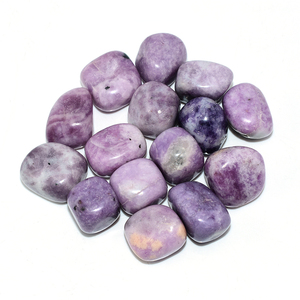 Pietre preziose all'ingrosso 20-30mm di <span class=keywords><strong>Lepidolite</strong></span> naturale burattate per la decorazione - Product Image 3