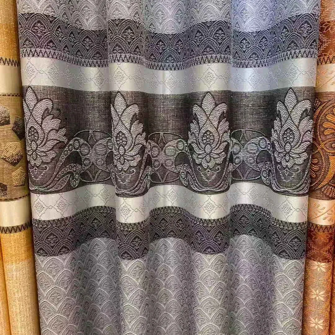 Tela jacquard para tapicería, tela para cortina de uso doméstico, diseño africano, precio barato, 100% poliéster