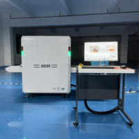 FJWX Prix de Gros 6550 Scanner de Bagages à Rayons X pour Inspection de Sécurité, Détecteur d'Explosifs et de Dispositifs Espionnes, Télécommande, Durable, pour Aéroport