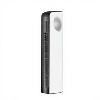 Ventilador de Torre Vertical sin Aspas, Eléctrico, con Control Remoto, Motor sin Escobillas, Inverter, Ahorro de Energía, Ultrasilencioso, 45W, Multivelocidad