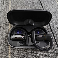Écouteurs sportifs YYK-Q65 à angle de 20 degrés avec crochet d'oreille souple, algorithme de basses adaptatif IA et réduction de bruit d'appel ENC