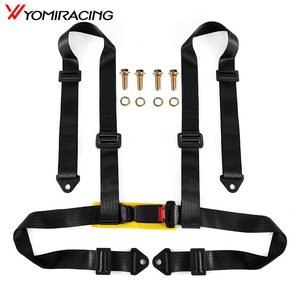 Cinturón de seguridad de nailon de 2 pulgadas y <span class=keywords><strong>4</strong></span> puntos para coches modificados de uso general - Product Image 1